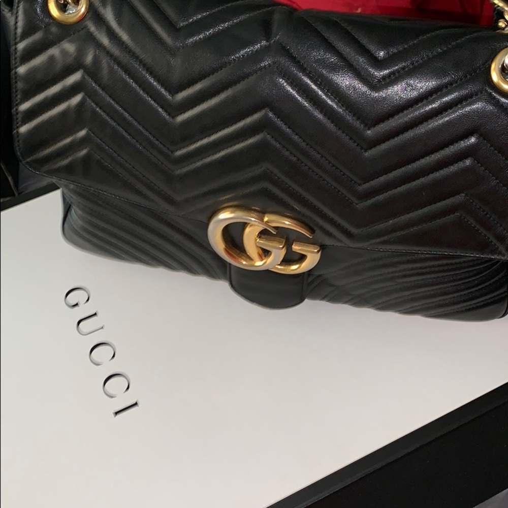 GG Marmont large shoulder bag